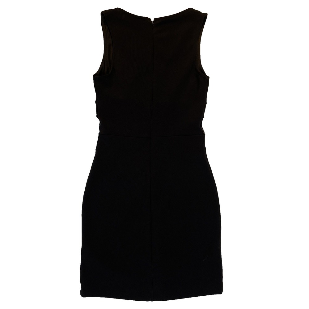 Forever 21 Woman's Dress Size SP Black Mesh See Through Waist Mini Dark Romantic